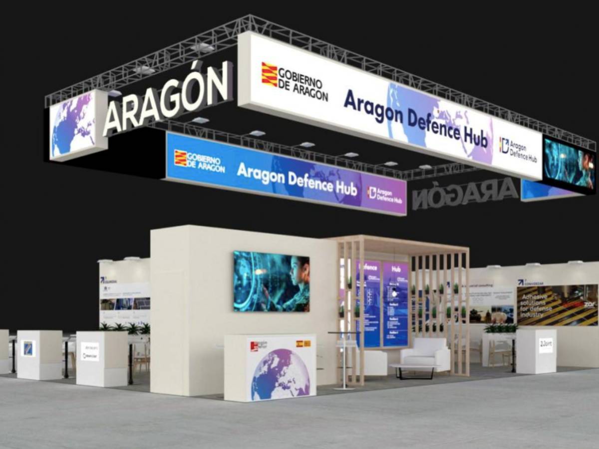 Stand de Aragón en FEINDEF. Stand de Aragón en FEINDEF.