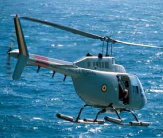 Un helicptero Bell 206.