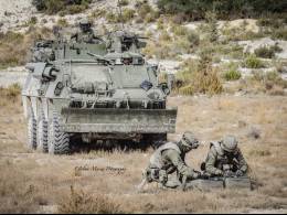 Zapadores del Ejrcito de Tierra durante unas maniobras. (foto: Esteban Maiza)