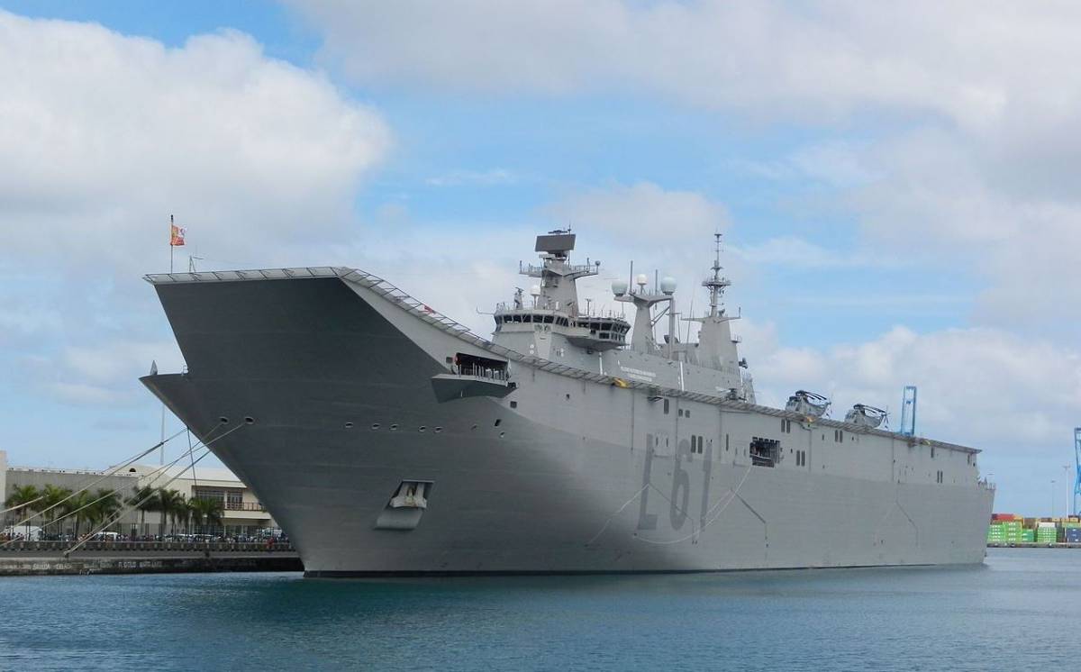 El Puerto de Santa Cruz de Tenerife acogerá el buque portaaeronaves de la Armada ‘Juan Carlos I’. Foto archivo. Fuente: Armada. El Puerto de Santa Cruz de Tenerife acogerá el buque portaaeronaves de la Armada ‘Juan Carlos I’. Foto archivo. Fuente: Armada.
