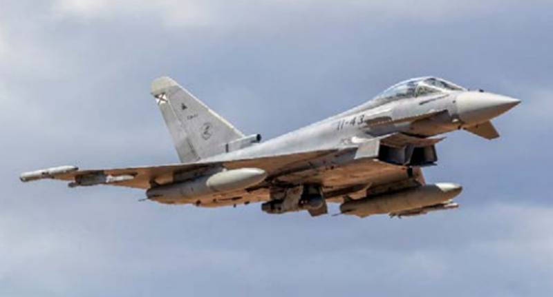 Eurofighter del Ejército del Aire que en breve veremos en la Base Aérea de Gando. Foto archivo EMAD. Eurofighter del Ejército del Aire que en breve veremos en la Base Aérea de Gando. Foto archivo EMAD.