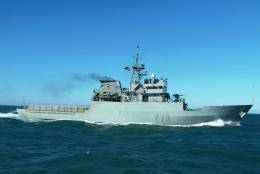 Un buque de la Armada que participar en el ejercicio. (foto: Armada)