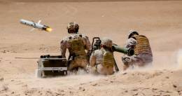 Lanzamiento de un misil spike por el Ejrcito de Chile. (foto: Ejrcito de Chile)