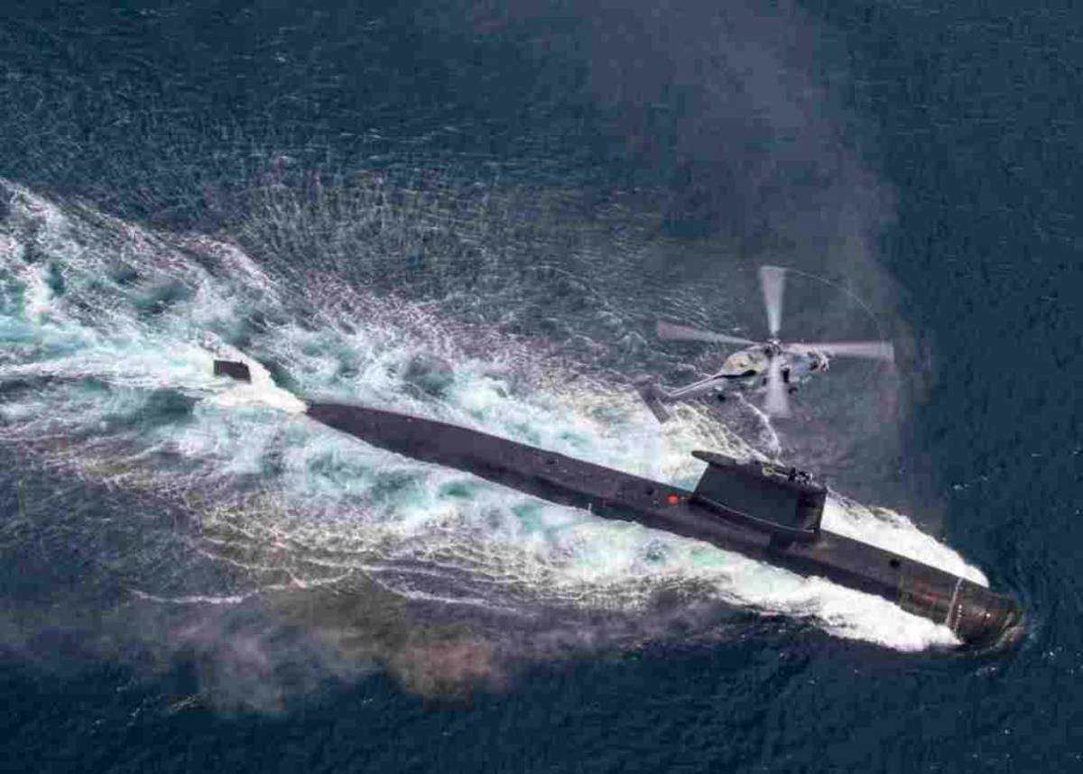 Submarino clase Scorpene de la Armada de Chile en el ejercicio Submarino Diesel-Elctrico 2021 (DESI) HOISTEX.  (Foto: US Navy)