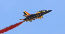 El avin L-15 Falcon de origen chino por el que Marruecos parece interesado.