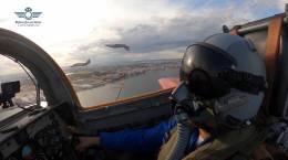 Parte del vuelo vivido por Pedro Acosta desde la cabina de un C-101. (foto: Ejrcito del Aire y del Espacio)