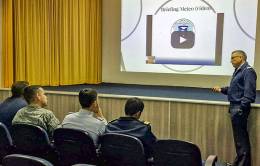 Primer encuentro sudamericano de meteorlogos militares promovido por la Fuerza Area Uruguaya.