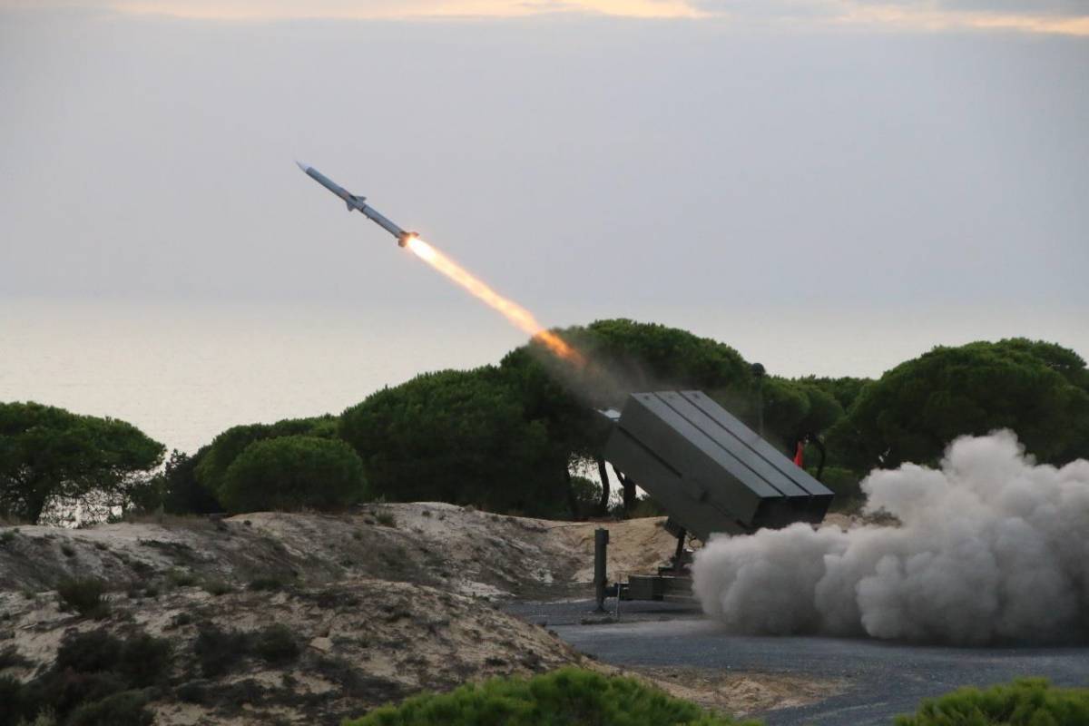 Lanzador del sistema NASAMS espaol (Kongsberg)