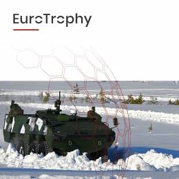 El AMV de Patria con el sistema de proteccin activa Trophy (EuroTrophy)