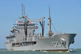 El buque Almirante Gasto Motta (G23) de la Marina Brasilea.