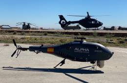 Los UAVs de Alpha y los helicpteros de Airbus ya han operado conjuntamente (Alpha Unmanned Systems)
