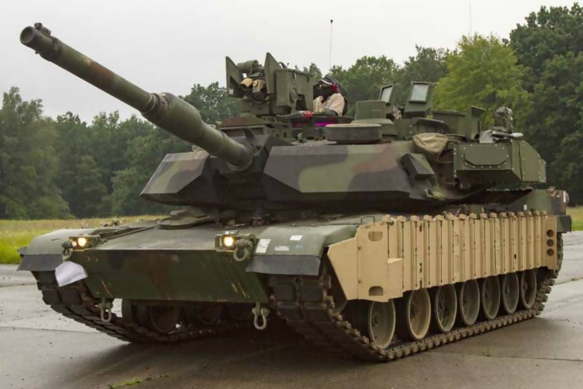 El carro de combate Abrams estadounidense dotado de Trophy (Rafael) El carro de combate Abrams estadounidense dotado de Trophy (Rafael)