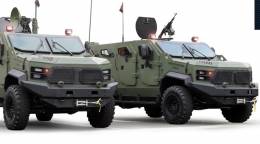 Veh�culos blindados Hunter TR-12, de la empresa colombiana Armor International.