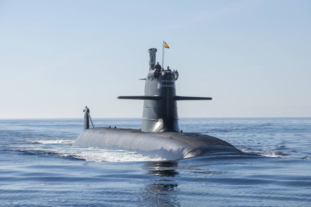 Submarino S81 Isaac Peral (foto Armada)