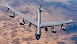 Un bombardero estrat�gico B-52 de la Fuerza A�rea de Estados Unidos. (foto: USAF)