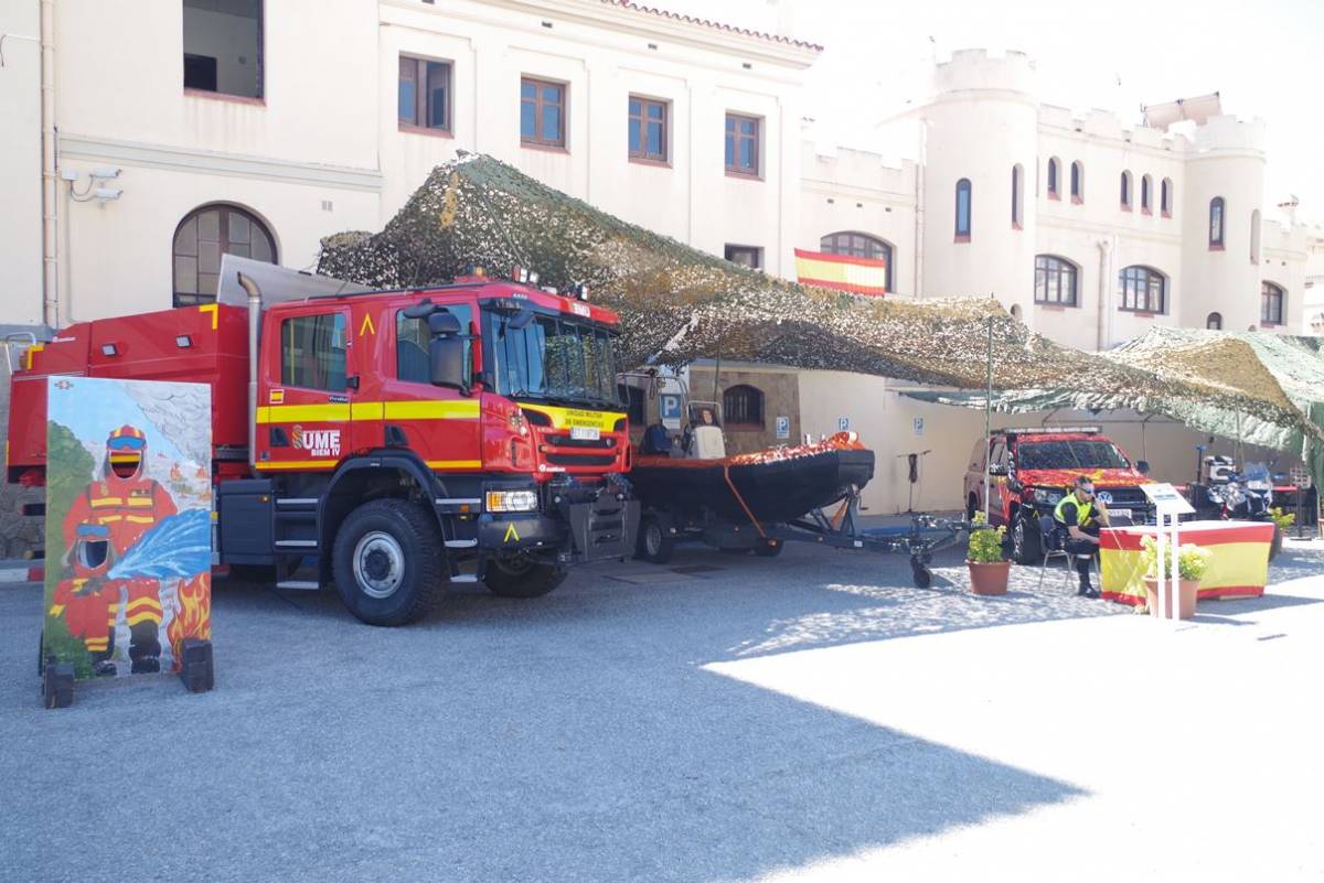Vehículos de la UME que se exhibirán. (foto: Ejército de Tierra) Vehículos de la UME que se exhibirán. (foto: Ejército de Tierra)