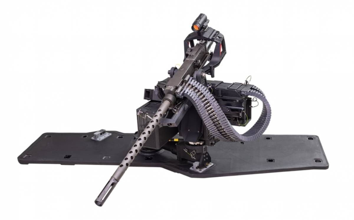 El novedoso afuste de ametralladora pesada que presentará FN reduce en un 40% el peso respecto a otros anteriores. (FN) El novedoso afuste de ametralladora pesada que presentará FN reduce en un 40% el peso respecto a otros anteriores. (FN)