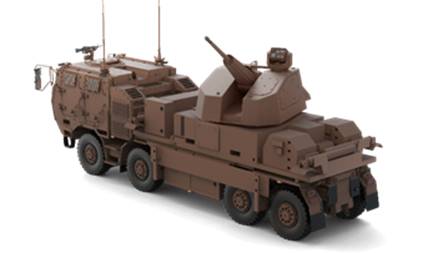 RAPIDFire Land en versión móvil (KNDS Francia) RAPIDFire Land en versión móvil (KNDS Francia)