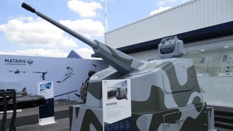 El sistema de artillería RAPIDFire. Foto: Antonio Ros Pau El sistema de artillería RAPIDFire. Foto: Antonio Ros Pau