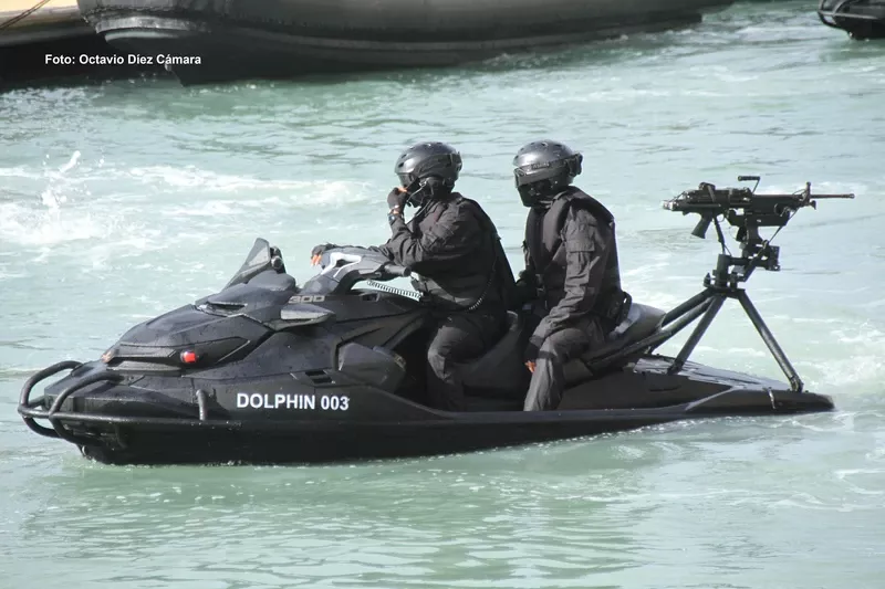 Embarcación táctica para inserciones de las fuerzas especiales navales de Malasia. Foto: Octavio Díez Cámara Embarcación táctica para inserciones de las fuerzas especiales navales de Malasia. Foto: Octavio Díez Cámara