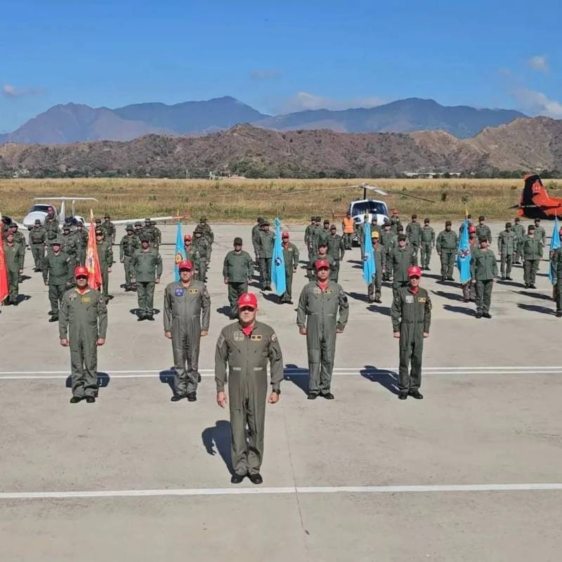 Imagen de la ceremonia de graduacin de los nuevos pilotos
