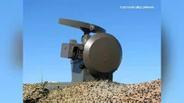 Un sistema de artillera antiarea SKYDOR del Ejrcito de Tierra. Foto: SKYDOR