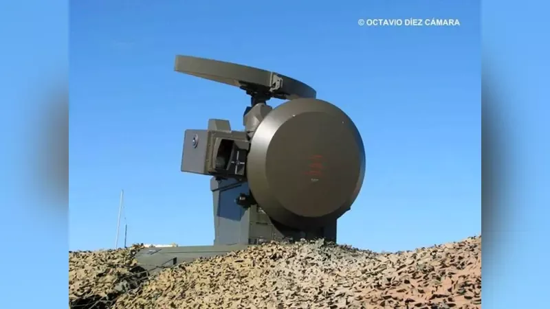 Un sistema de artillería antiaérea SKYDOR del Ejército de Tierra. Foto: SKYDOR Un sistema de artillería antiaérea SKYDOR del Ejército de Tierra. Foto: SKYDOR