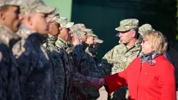 Sandra Lazo ministra de Defensa Nacional de Uruguay.
