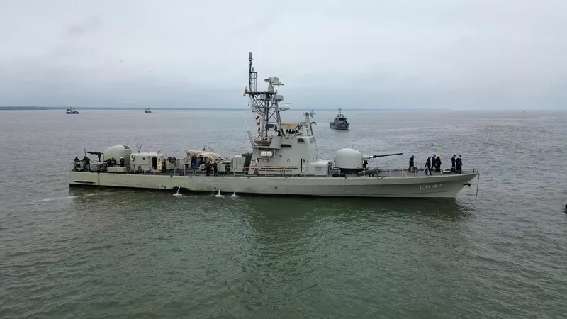 Patrullera misilera Cuenca de la Armada de Ecuador. Foto Armada de Ecuador