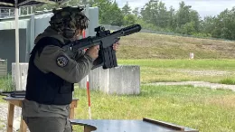 Pruebas con el nuevo lanzagranadas. Foto: Rheinmetall