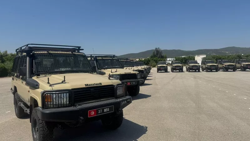 Los nuevos vehículos tácticos MASSTECH entregados a Túnez Los nuevos vehículos tácticos MASSTECH entregados a Túnez