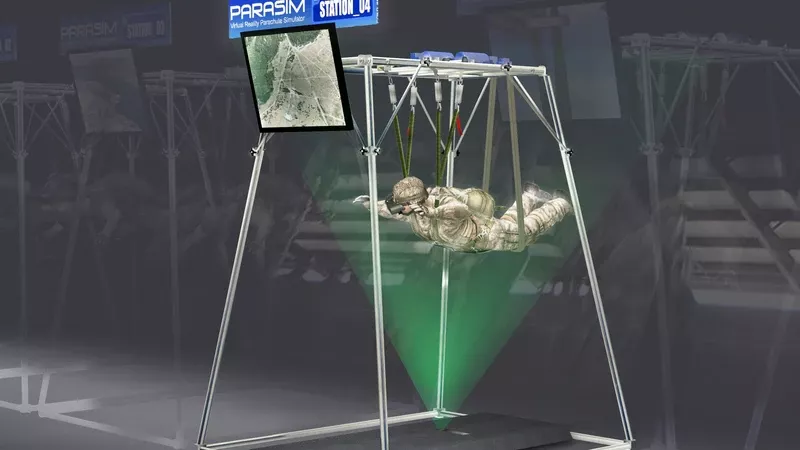 Simulador PARASIM. Foto: Ejrcito de Chile