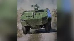 Indra ha difundido recientemente las imgenes de un blindado 6x6 que estara en disposicin de ofrecer y que podra evolucionar para satisfacer las necesidades de la Caballera espaola. Foto: Indra