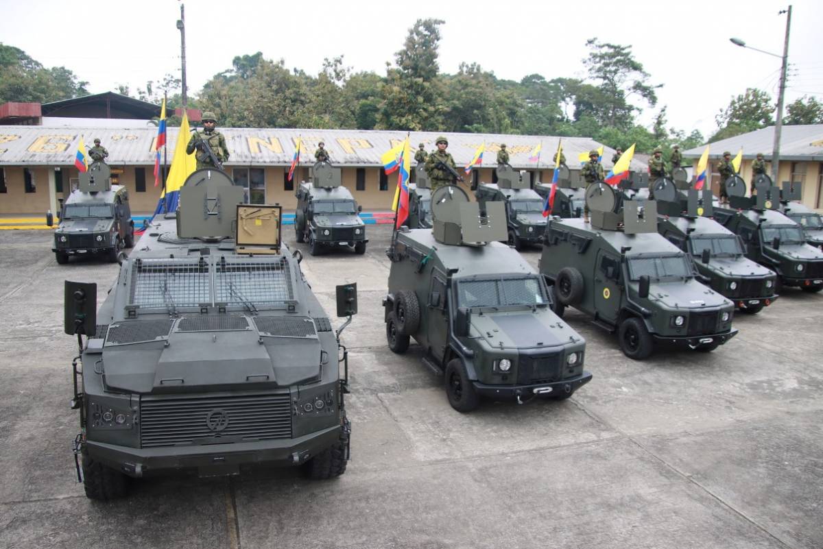 Los nuevos vehculos tcticos incorporados por las Fuerzas Armadas del Ecuador.