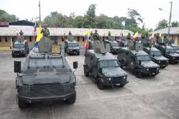Los nuevos vehculos tcticos incorporados por las Fuerzas Armadas del Ecuador.