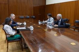 Reunin de la ministra con Joao Gomes Cravinho. (foto: Ministerio de Defensa)