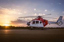 El helicptero Airbus H135 entregado a la Ertzaintz. (foto: Antonio Toms / Airbus Helicopters 2025)