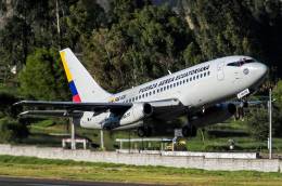 El Boeing 737-200 de la Fuerza A�rea Ecuatoriana.