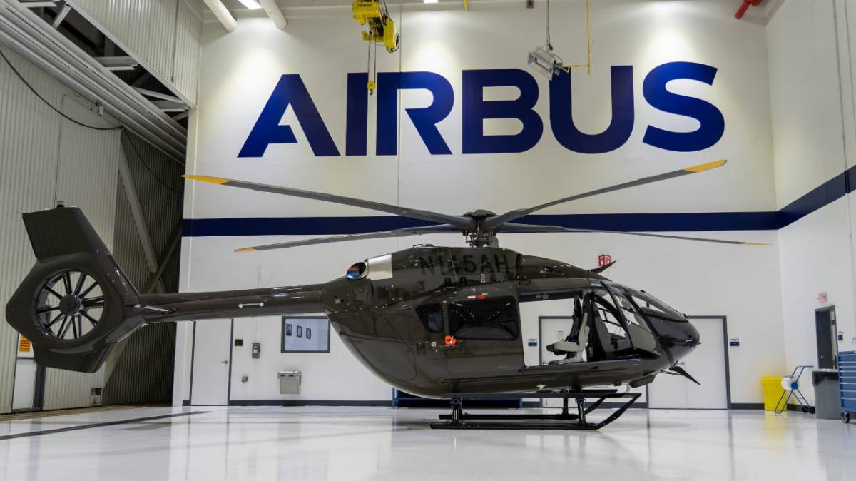 Helicptero H145 en las instalaciones de Airbus Helicopters en Columbus, Misisipi.(Foto Michael Tosi)