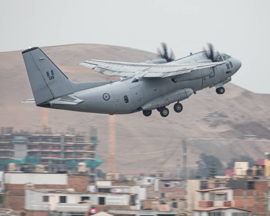 Leonardo C-27J Spartan del Grupo Aereo N° 8.