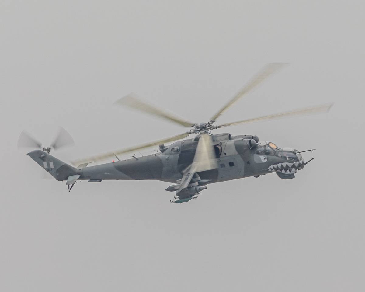 Mi-25D Hind D del Grupo Aereo N° 2 (Vitor, Arequipa). Mi-25D Hind D del Grupo Aereo N° 2 (Vitor, Arequipa).