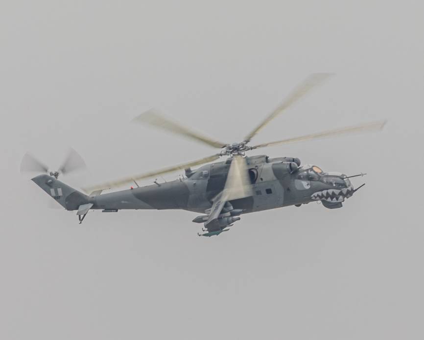 Mi-25D Hind D del Grupo Aereo N° 2 (Vitor, Arequipa).