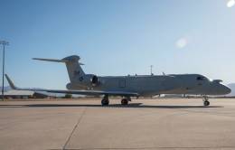 Un EA-37B estadounidense como los que tendrá Italia (USAF)