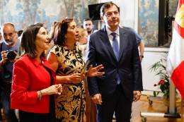 La ministra de Defensa durante la presentacin. (foto: Ministerio de Defensa)