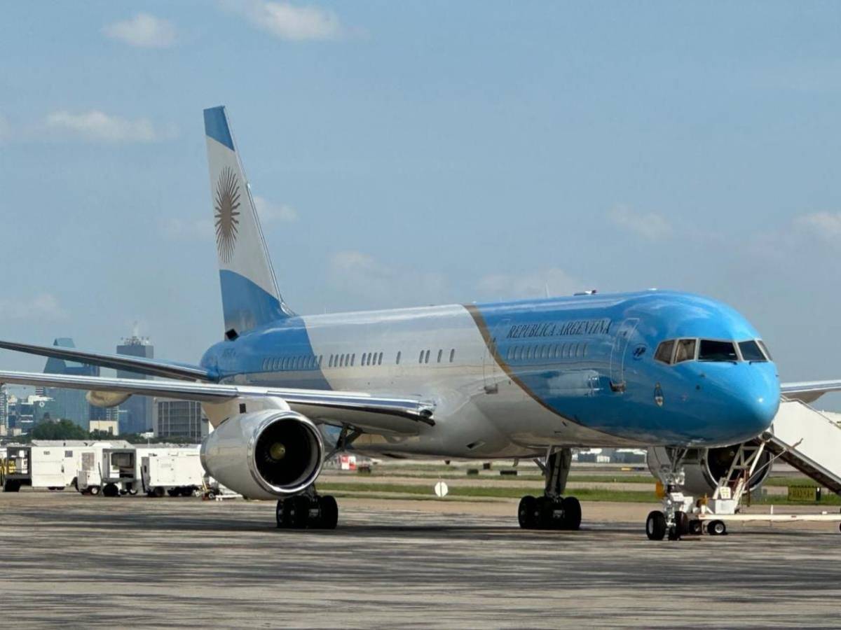 Un avión de la Flota Presidencial Argentina. Un avión de la Flota Presidencial Argentina.