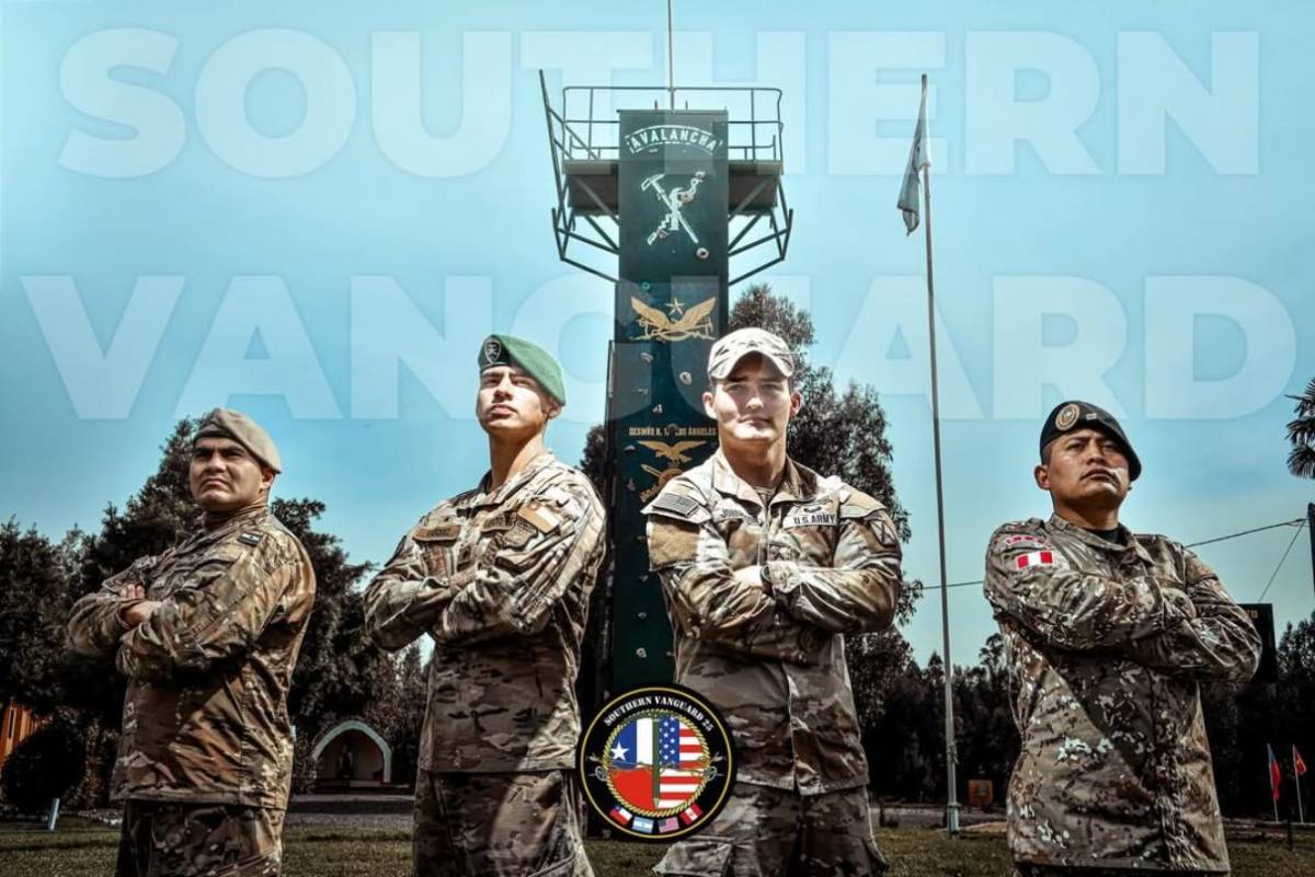 Ejercicio Southern Vanguard. (foto: Ejército de Chile) Ejercicio Southern Vanguard. (foto: Ejército de Chile)