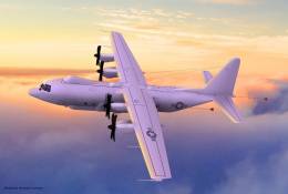 Imagen digital del futuro E-130J con capacidad TACOMA. (foto Northrop Grumman)