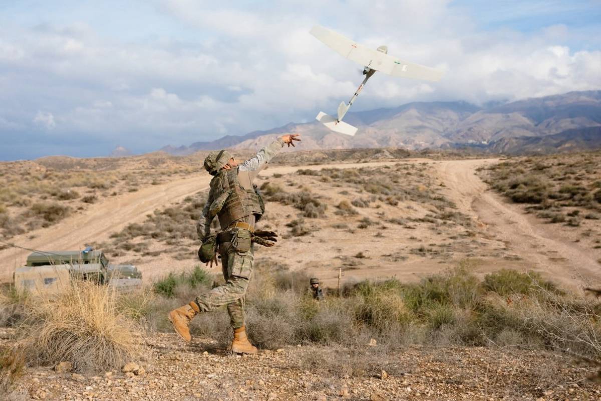 Los legionarios de la BRILEG están realizando experimentaciones para extraer de los drones el mejor potencial combativo. (FUTER) Los legionarios de la BRILEG están realizando experimentaciones para extraer de los drones el mejor potencial combativo. (FUTER)