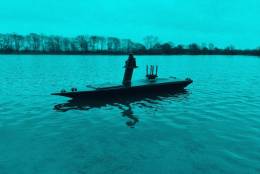 Uno de los dise�os de USV de la firma alemana Flanq, lanzable desde los tubos de un submarion. (foto Flanq)