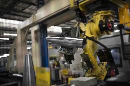 Proyectil de 155 mm. durante su fabricaci�n (KNDS)